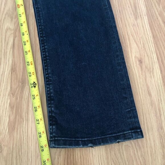 DIESEL 32” Reen Straight Jeans 0677K Dark Wash - Picture 6 of 10
